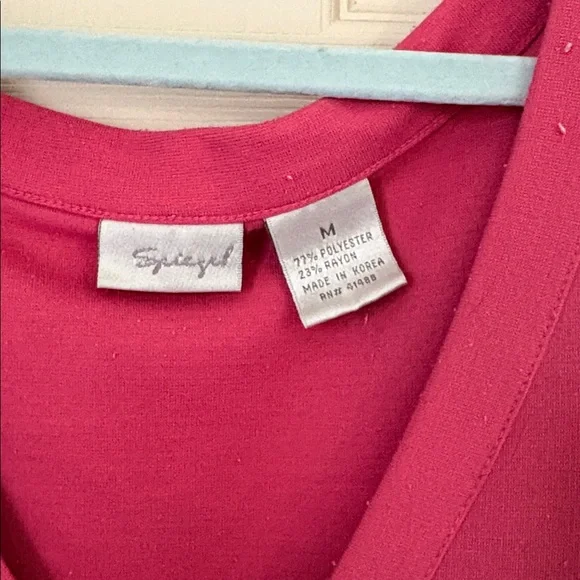 Spiegel Bright Pink Sleeveless V-Neck Maxi Dress - Picture 2 of 4